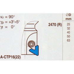 Narex Fréza rohová stopková, pr. 16 mm, ČSN 22 2470, A-CTP11