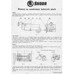 Škoda Plzeň Přístroj na soustružení kulových ploch ČSN 24 2670