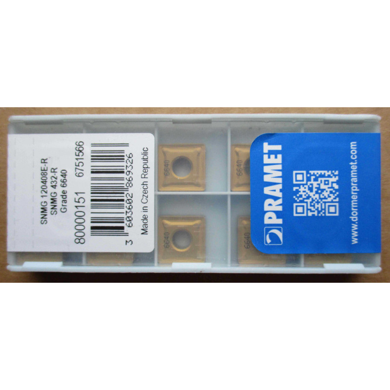 Pramet SNMG 120408 E-R 6640